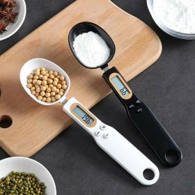 Electronic Kitchen Scale; 0.1g-500g LCD Display Digital Weight Measuring Spoon; Kitchen Tool (Button Battery Version Cannot Be Charged) Outdoor H