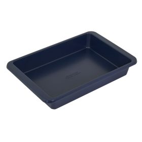 Aluminized Steel Nonstick 9x13-inch Sheet Cake Pan and Baking Dish, Ink Blue