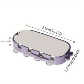 1pc New Ice Cream Ice Cream Mold Household Homemade Food Grade Silicone Popsicle Ice Cream Grinder (Color: purple)